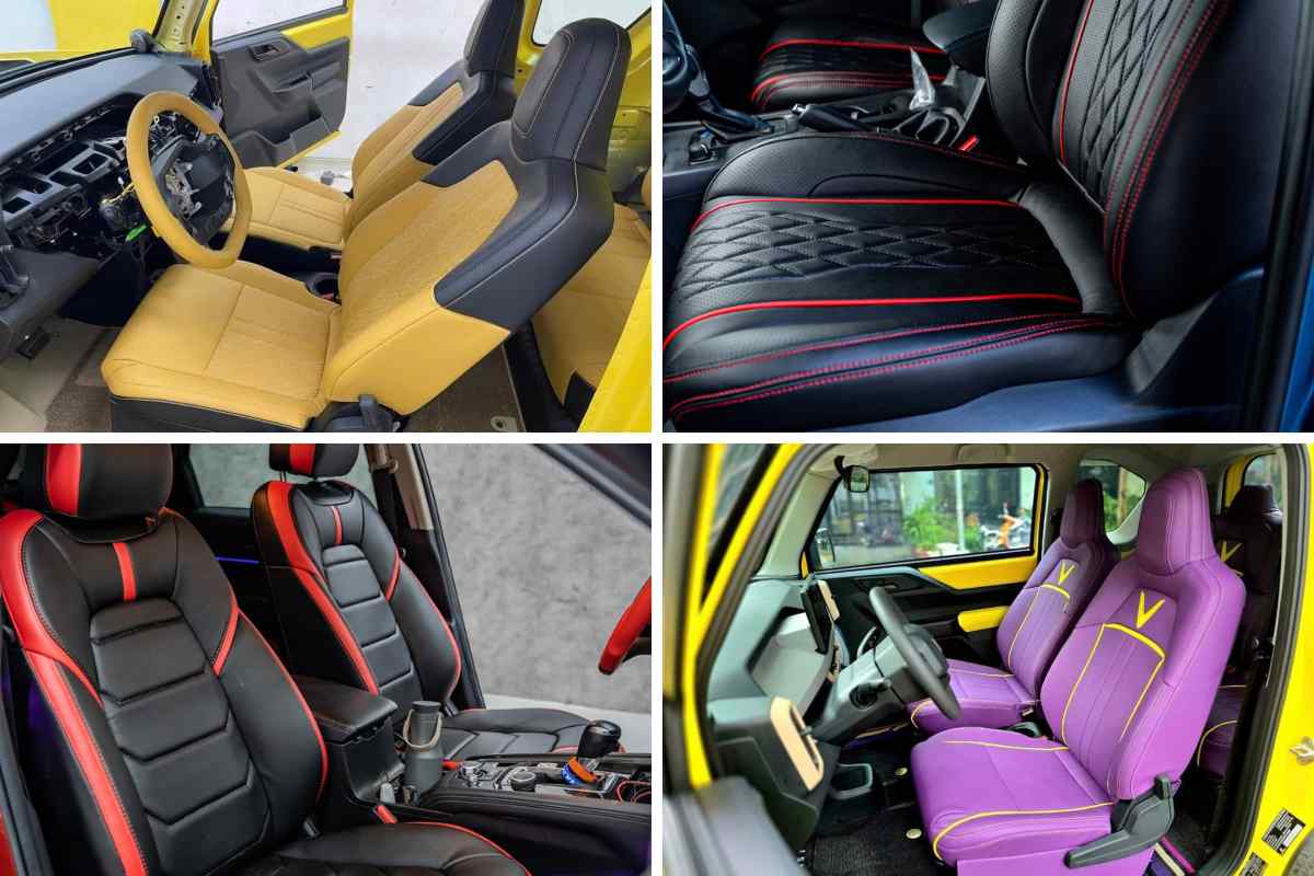 10+ Ý Tưởng Độ Xe Điện Vinfast Vf 3 Siêu Ngầu 2024 - Auto365 Bình Dương Một số mẫu bọc ghế da VinFast VF 3 trên thị trường hiện nay