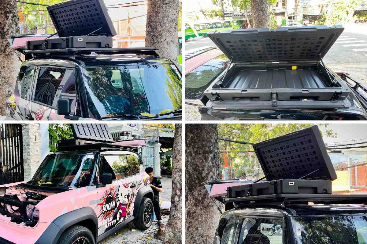 10+ Ý Tưởng Độ Xe Điện Vinfast Vf 3 Siêu Ngầu 2024 - Auto365 Bình Dương Độ xe điện VinFast VF 3 thể thao, hầm hố với phụ kiện giá nóc, thùng xe