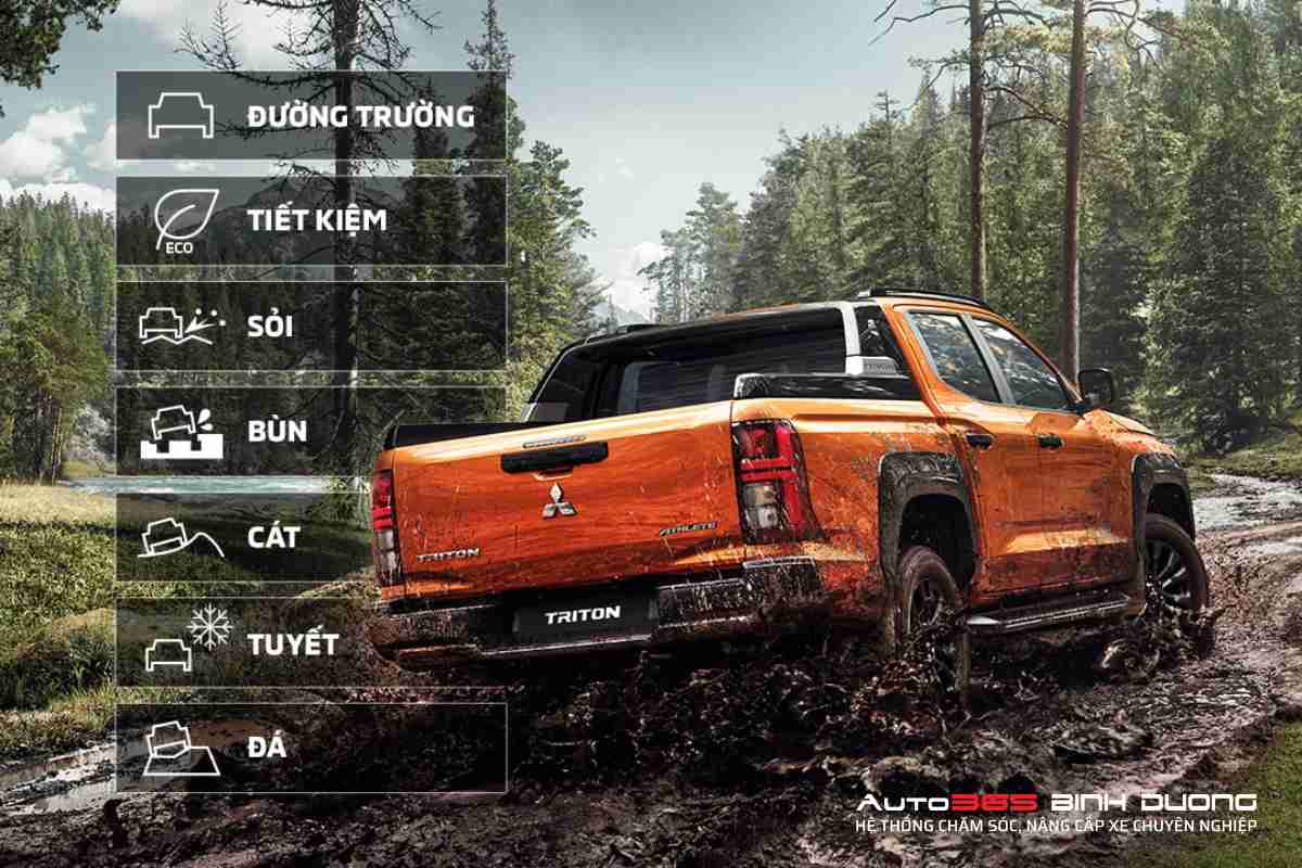 Mitsubishi Triton 2024 Ra Mắt Tại Việt Nam | Công Nghệ Mới - Kiểu Dáng Mới - Đối Thủ “Đáng Gờm” Của Ranger - Auto365 Bình Dương Triton 4WD AT Athlete với 07 chế độ lái thông minh