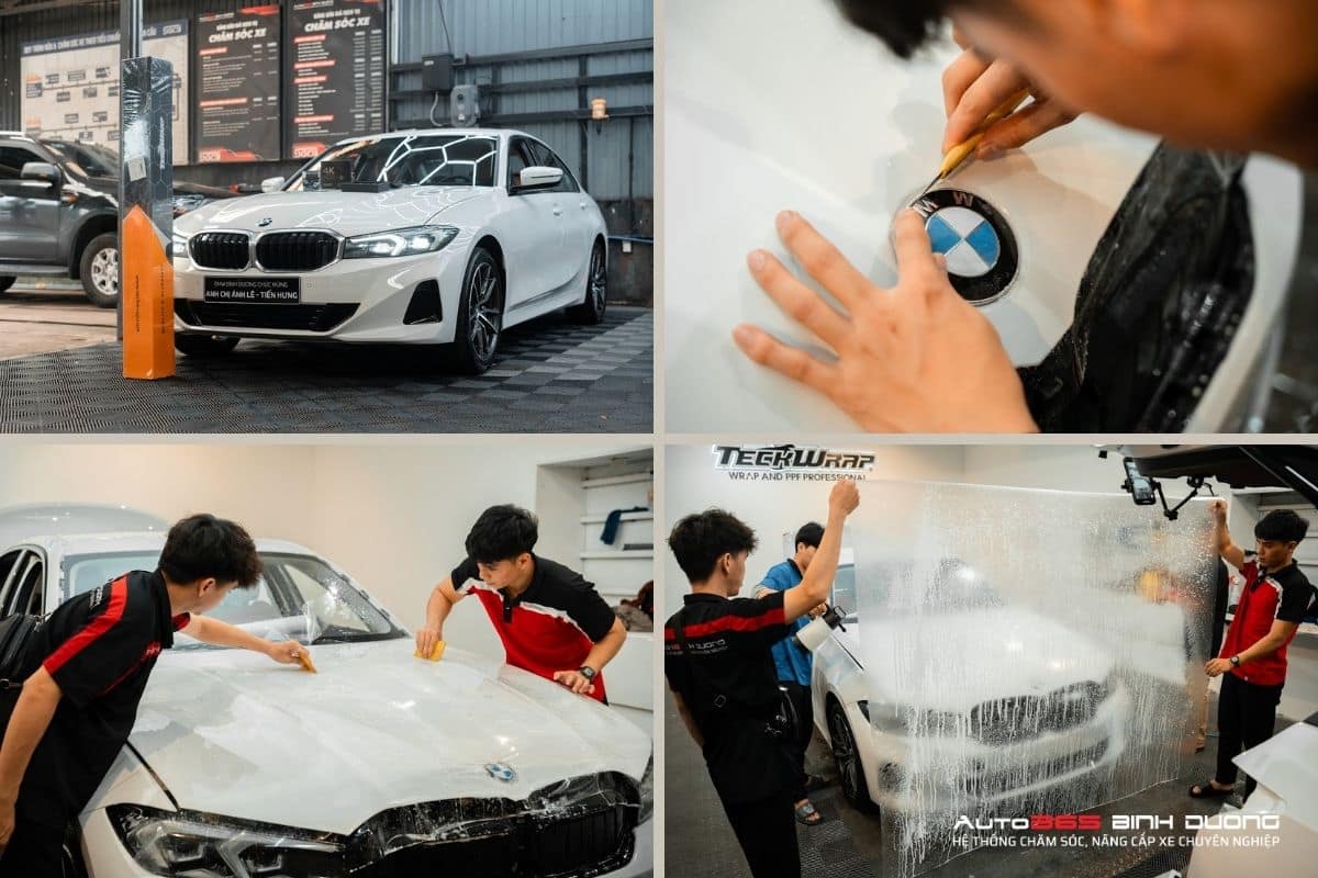 Bảng Giá Dán Ppf Ô Tô Ở Thuận An Mới Nhất Của Teckwrap - Auto365 Bình Dương Thi công dán PPF cho xế sang BMW ở Auto365 Bình Dương - Thuận An