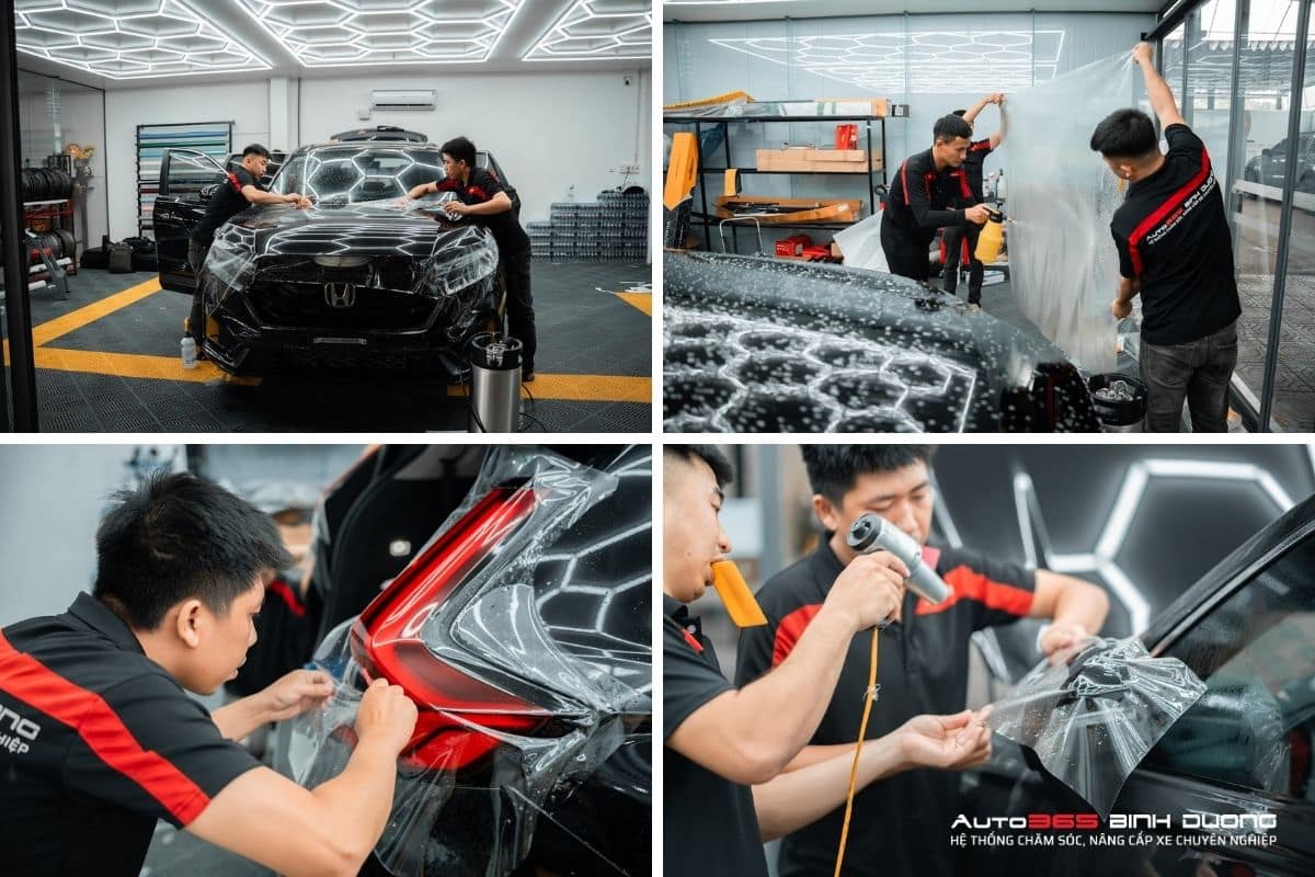 Bảng Giá Dán Ppf Ô Tô Ở Thuận An Mới Nhất Của Teckwrap - Auto365 Bình Dương Honda CRV đen sau khi dán PPF Teckwrap trở nên sáng bóng và đẳng cấp hơn