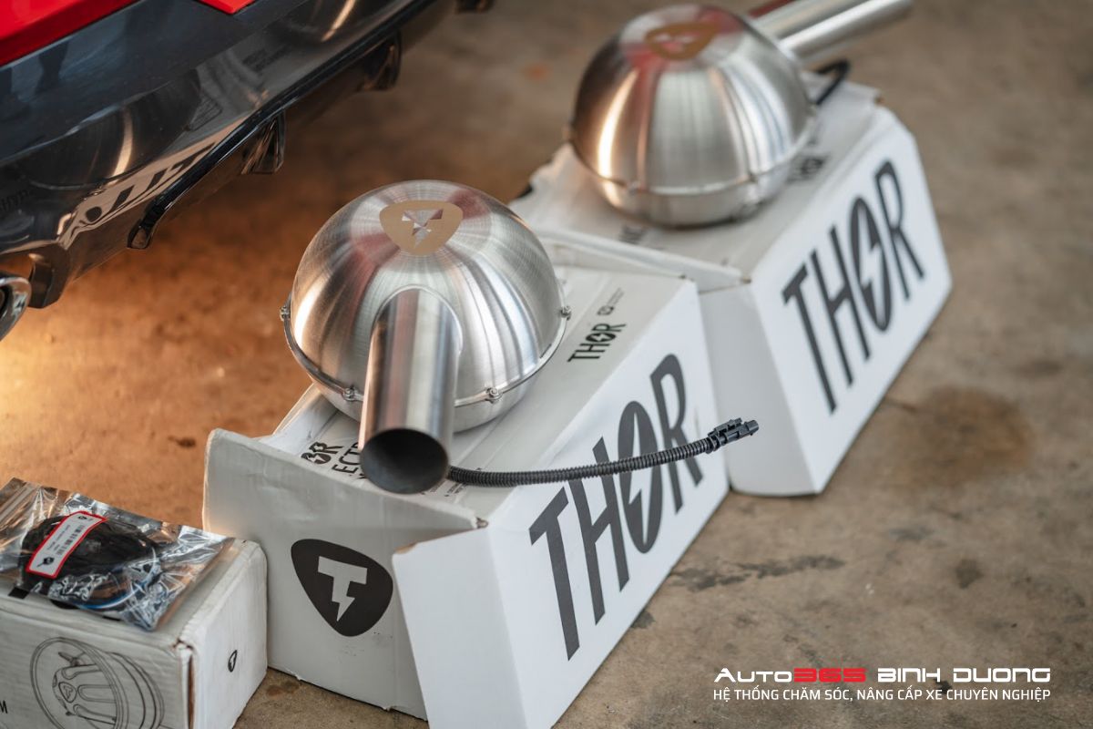 Hỗ Trợ Đại Lý Lắp Đặt Pô Điện Thor Tại Bảo Lộc - Lâm Đồng - Auto365 Bình Dương Pô Điện Thor được nhiều tín đồ chơi xe ví như món "bảo bối Doraemon" biến hóa linh hoạt âm thanh