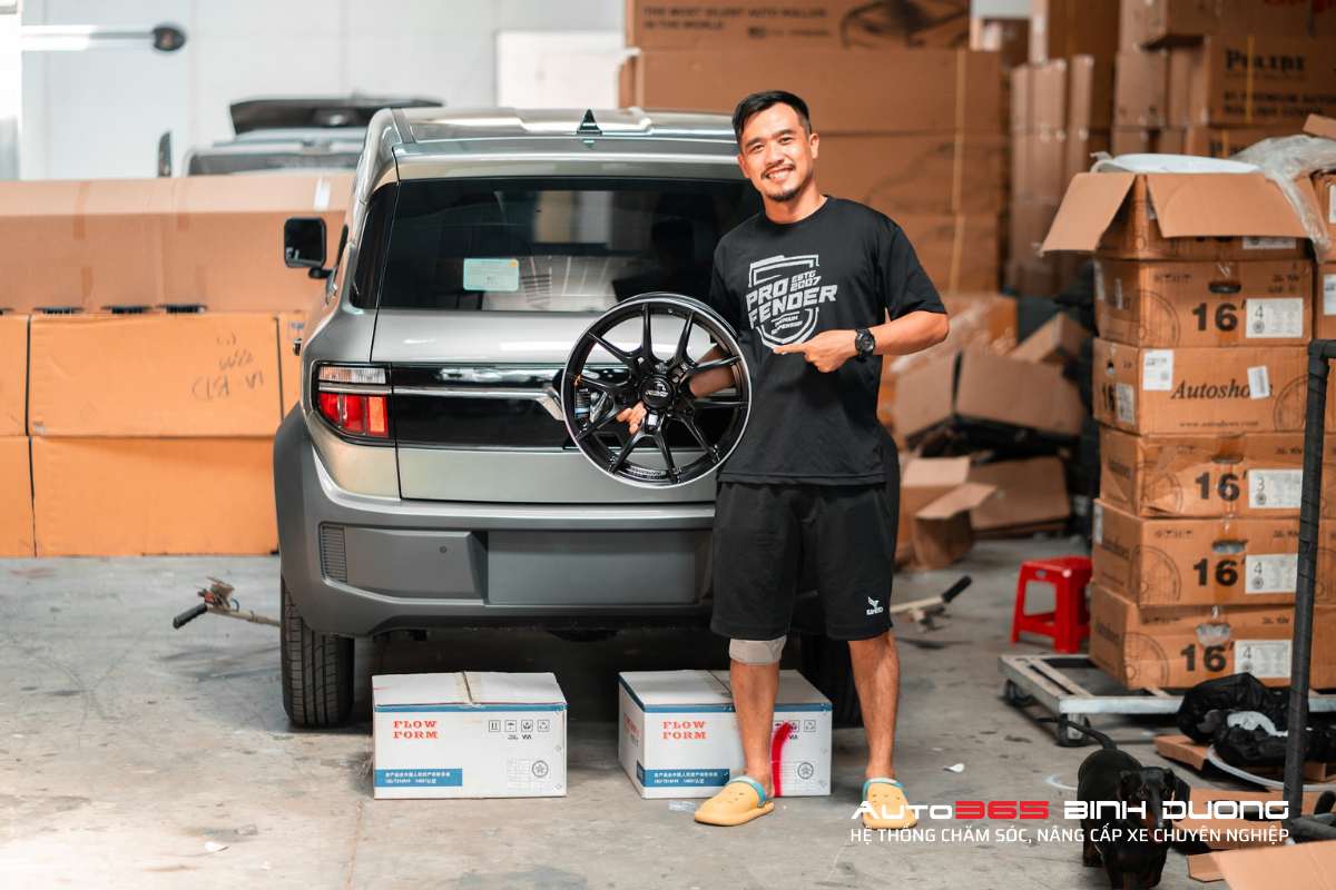 Độ mâm Vinfast VF3 trở thành xu thế mới tạo dấu ấn đặc trưng cho chủ xe