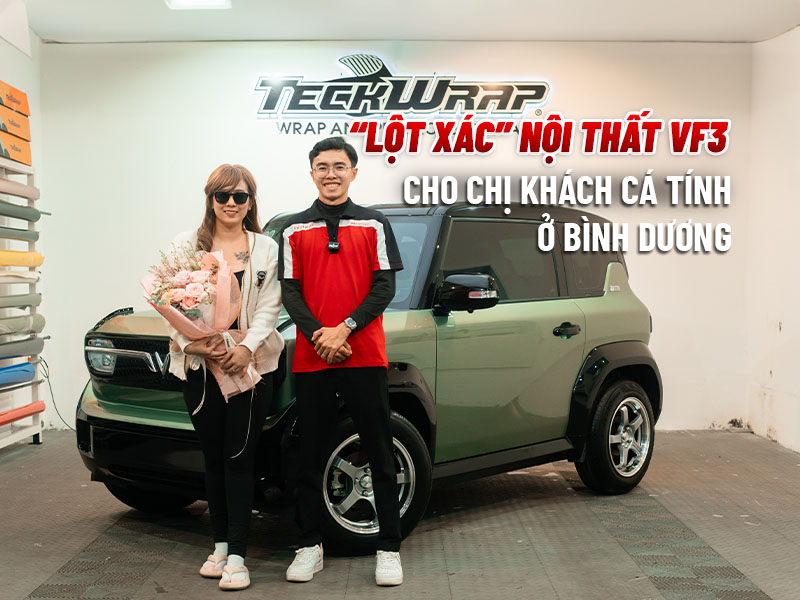 “Lột Xác” Nội Thất VF3 Cho Chị Khách Cá Tính Ở Bình Dương
