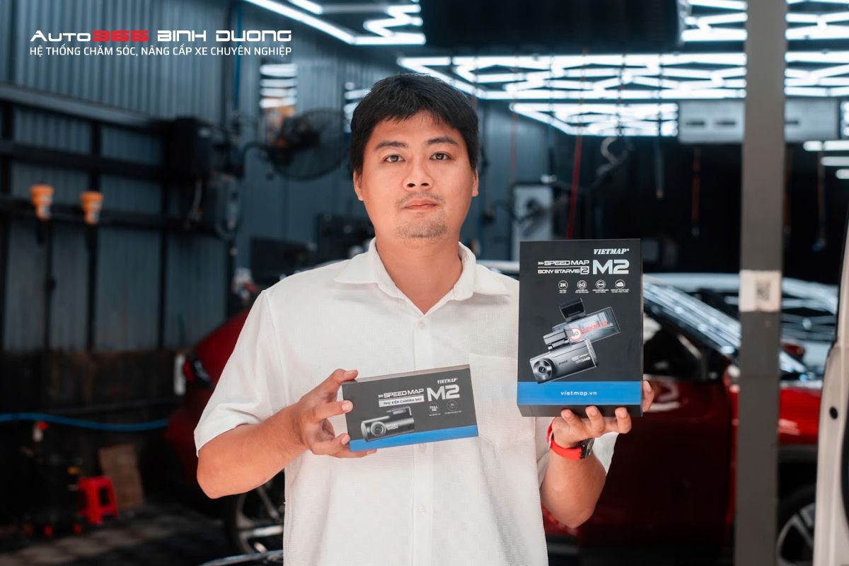 Vietmap Ra Mắt Speedmap M2 - Theo Dõi Hành Trình “Mọi Lúc Mọi Nơi” - Auto365 Bình Dương Lắp camera hành trình Vietmap SpeedMap M2 nâng cao trải nghiệm cho người dùng