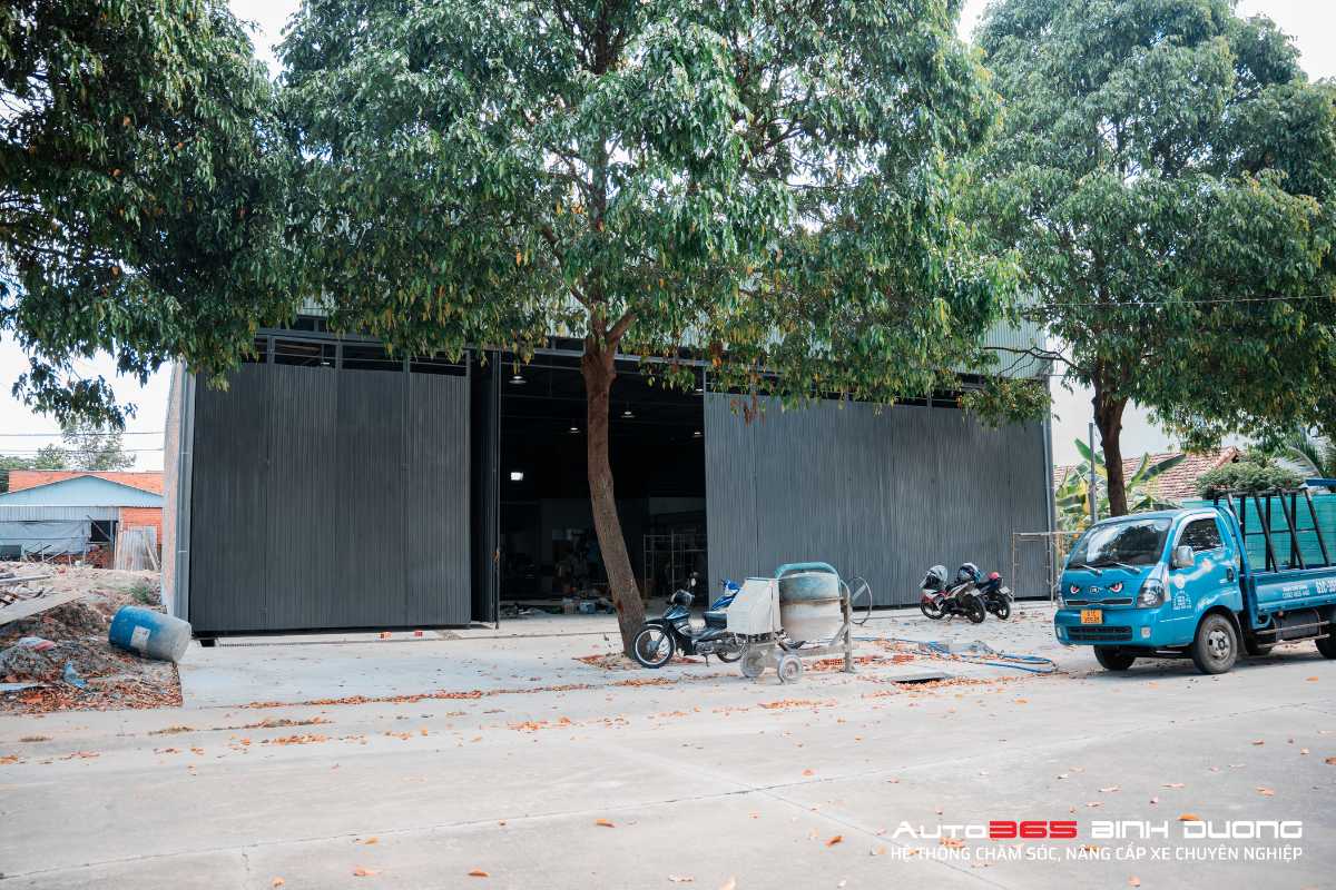 Thi Công Auto365 Bình Dương Chi Nhánh Bàu Bàng Dịp Cuối Năm - Auto365 Bình Dương Auto365 Bình Dương - Bàu Bàng nằm trên đường D14-5A TT. Lai Uyên, Bàu Bàng, Bình Dương