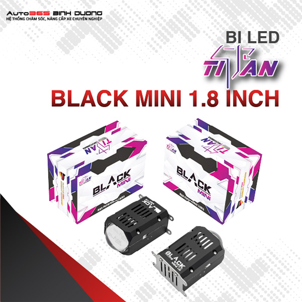 Bi LED Titan Black Mini 1.8 Inch | Độ Đèn Xe Máy - Bi Moto