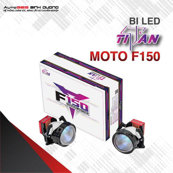 Bi LED Titan Moto F150 | Độ Đèn Tăng Sáng Xe Máy Giá Tốt