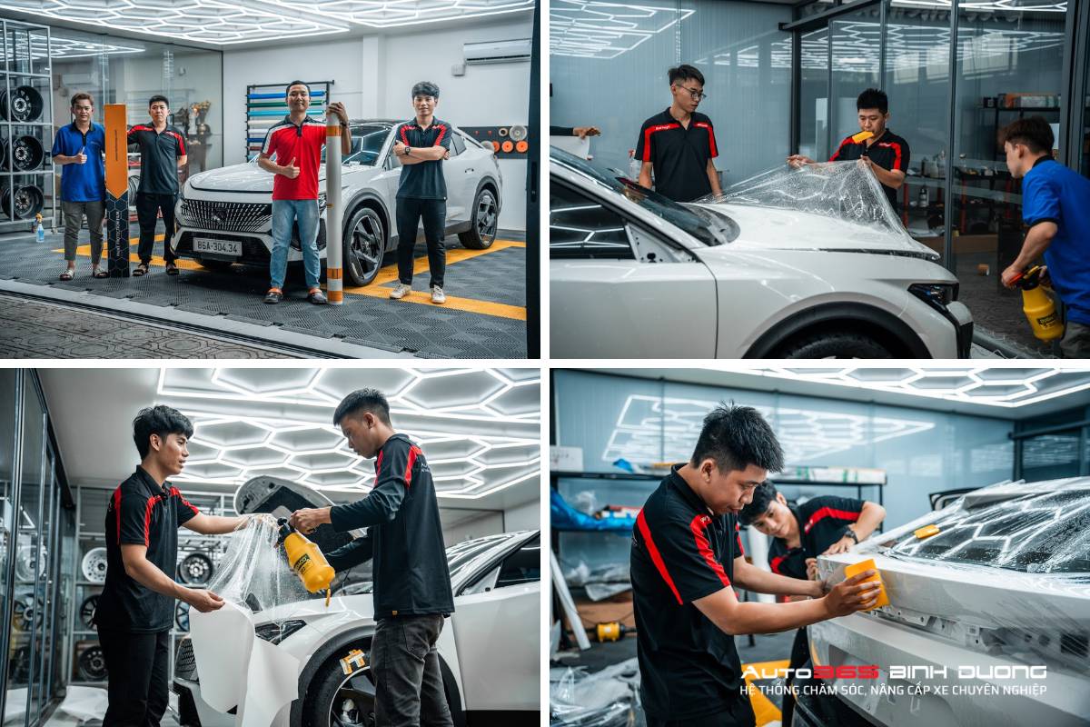 Địa Chỉ Dán Ppf Thuận An Uy Tín - Auto365 Bình Dương - Auto365 Bình Dương Dán PPF ngoại nội thất xe Peugeot 4008 tại Auto365 Bình Dương - Chi nhánh Thuận An