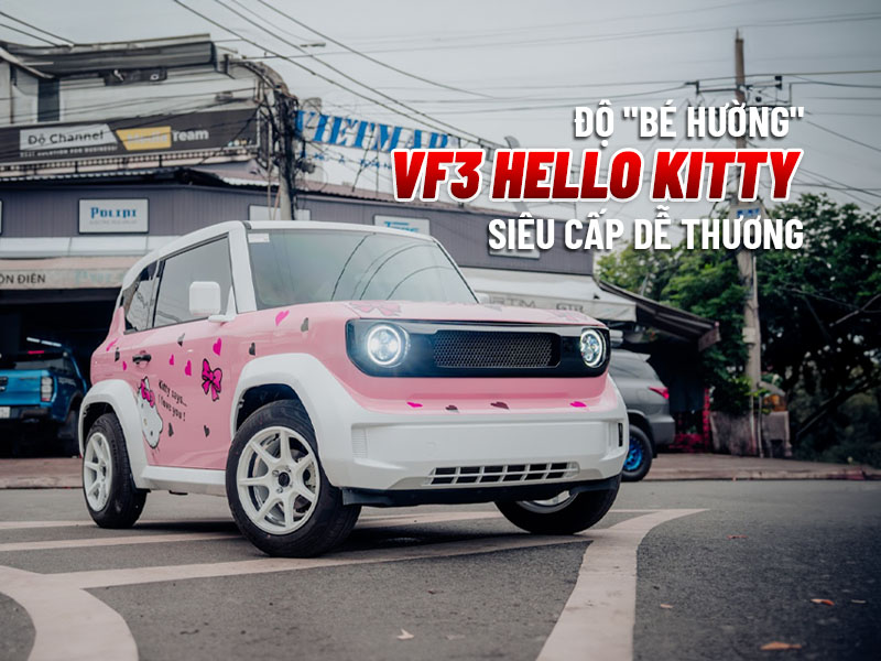 Gói Độ VF3 Hello Kitty Hồng Siêu Cấp Dễ Thương