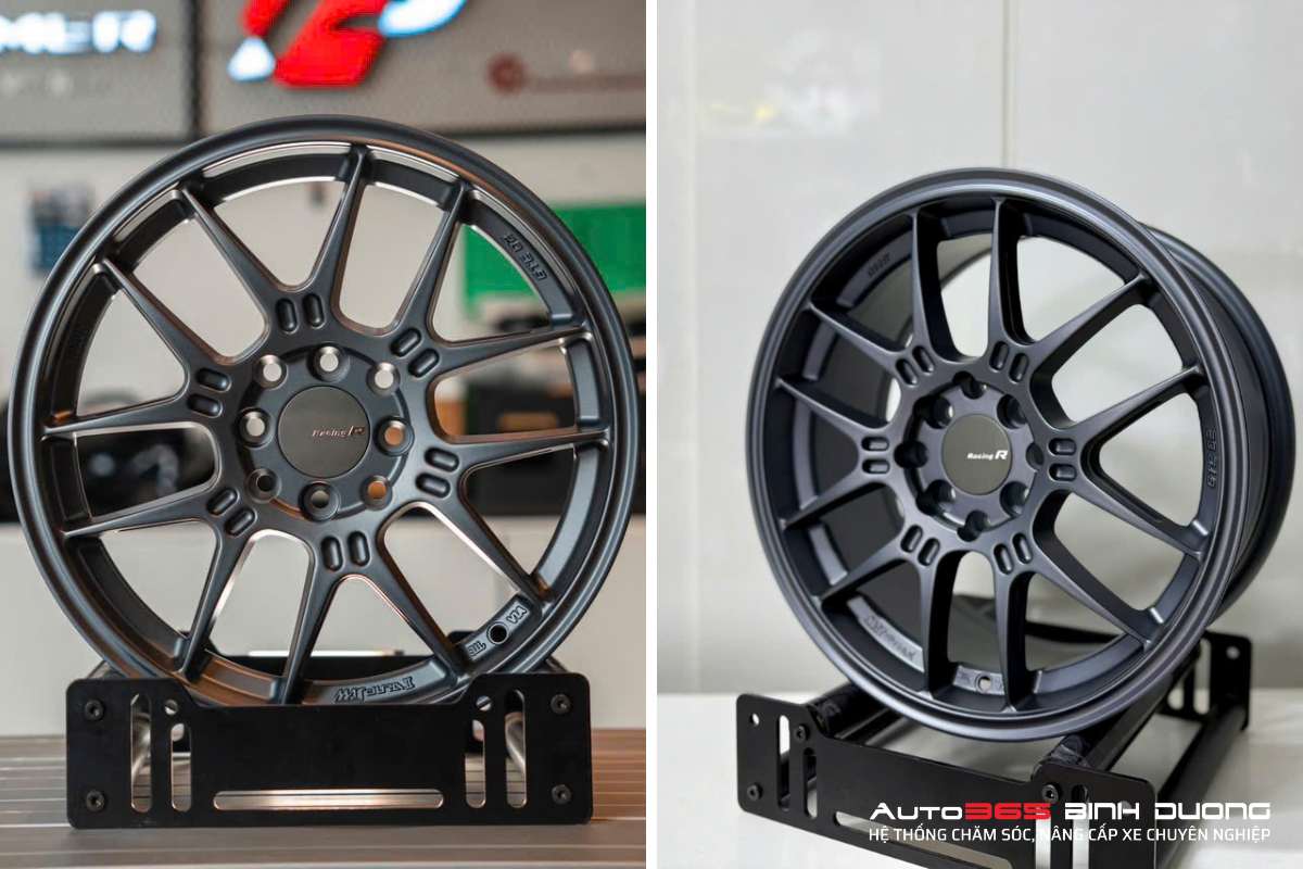 Độ Mâm Phuộc Vf3 Xám Cho Anh Khách &Quot;Mê&Quot; Xe Thể Thao - Auto365 Bình Dương Độ mâm VF3 GRW GTC02 16X7 8X100/114.3 ET53 Grey