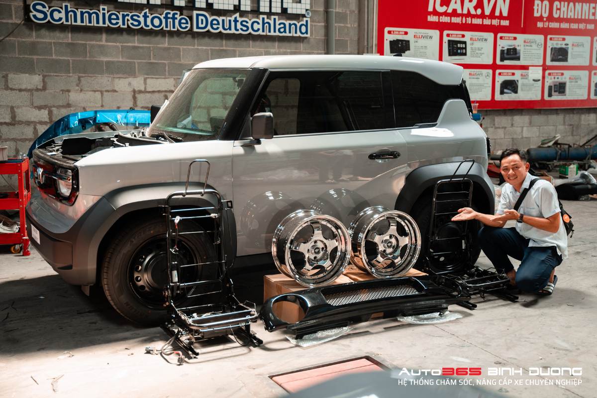 Combo Lên Mâm Độ Đèn Vf3 Cho Anh Khách Ở Bình Dương - Auto365 Bình Dương Các hạng mục được anh khách lựa chọn trong combo lên mâm độ đèn VF3