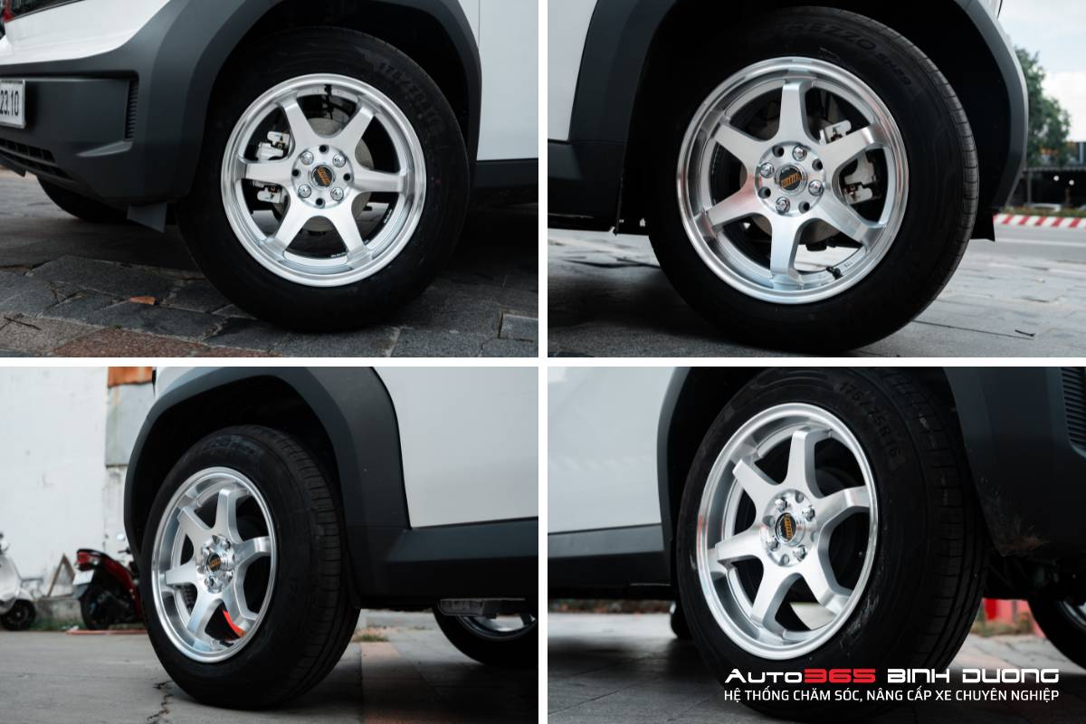 Độ Mâm Vf3 Volk Racing 6 Cây | Mâm Vinfast Vf3 Thể Thao - Auto365 Bình Dương Mẫu mâm VF3 VOLK RACING 6 cây được đánh giá là BEST SELLER 2025