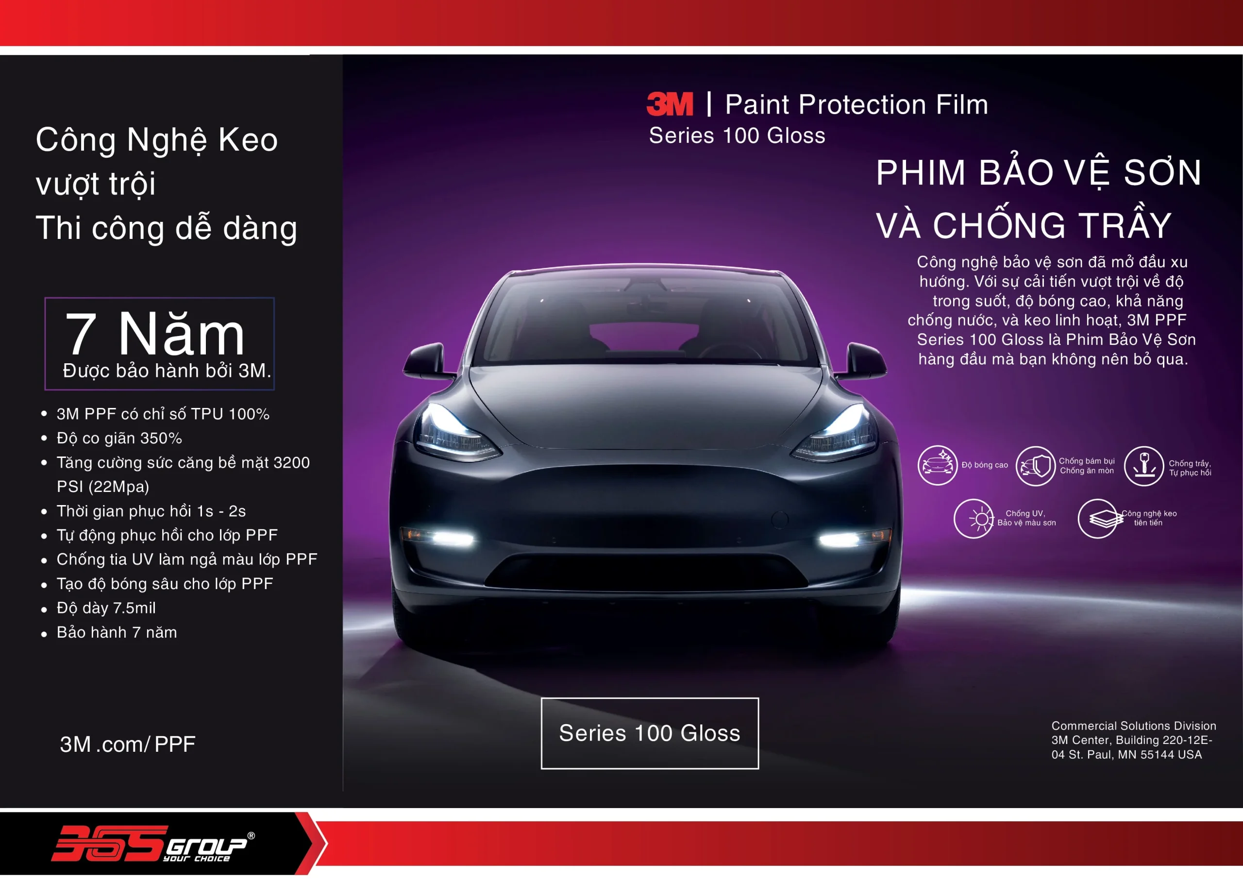 Phim Ppf 3M 100 Gloss Series - Auto365 Bình Dương 3m ppf 100 gloss auto365 binh duong 3 scaled