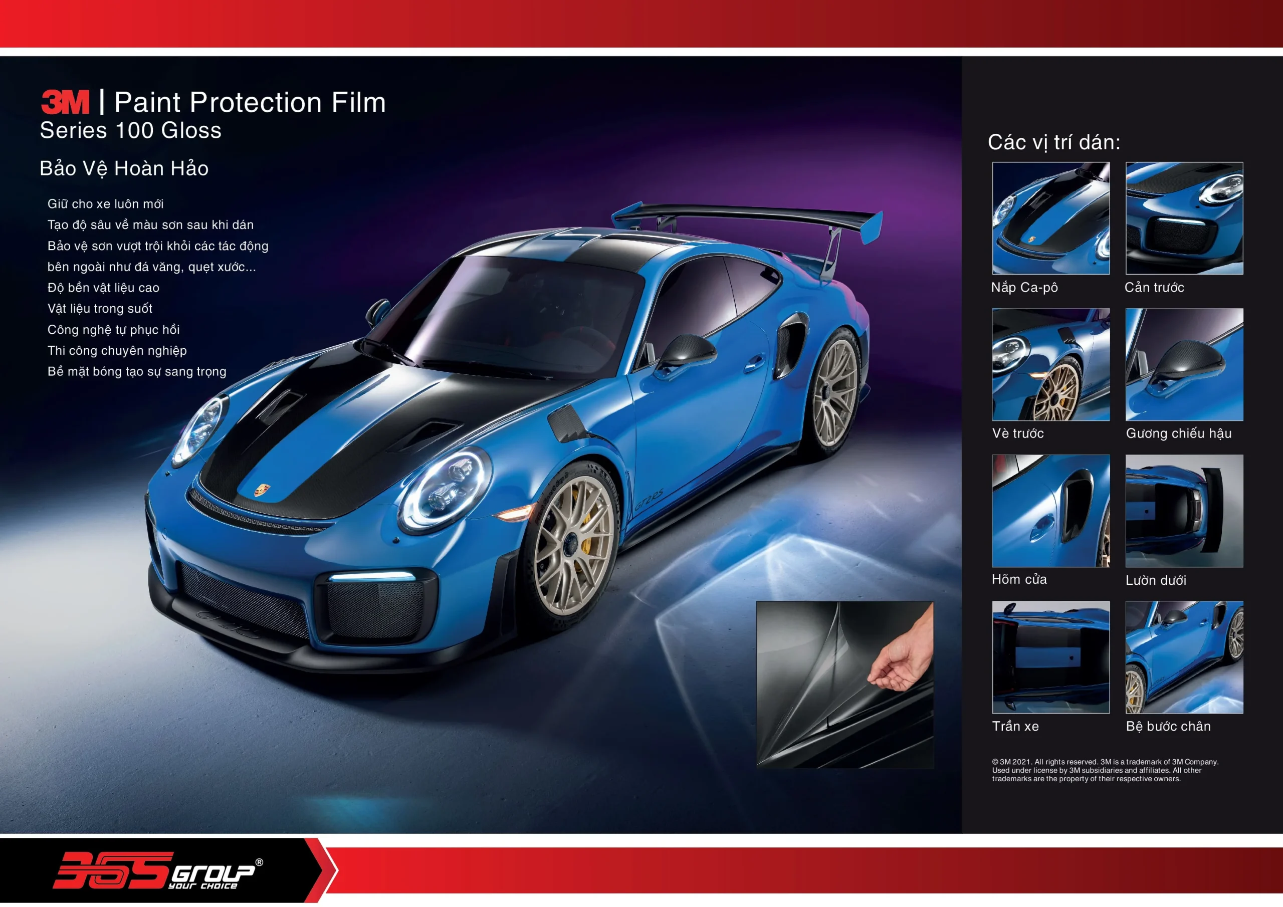 Phim Ppf 3M 100 Gloss Series - Auto365 Bình Dương 3m ppf 100 gloss auto365 binh duong 4 scaled