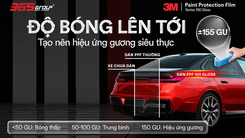 Phim Ppf 3M 150 Gloss Series - Auto365 Bình Dương PPF 3M 150 Gloss