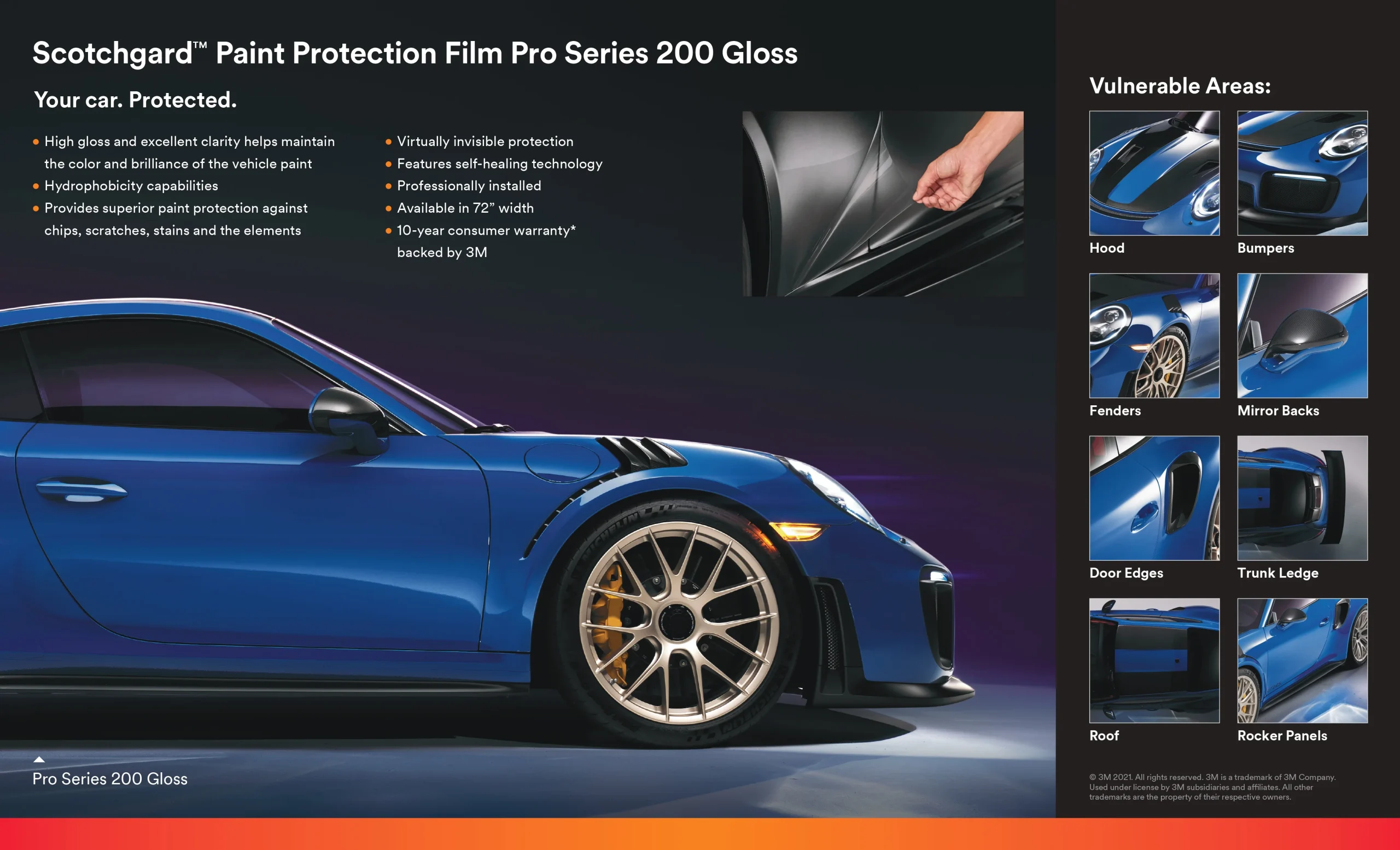 Phim Ppf 3M 200 Gloss Series Phim PPF 3M 200 Gloss Series