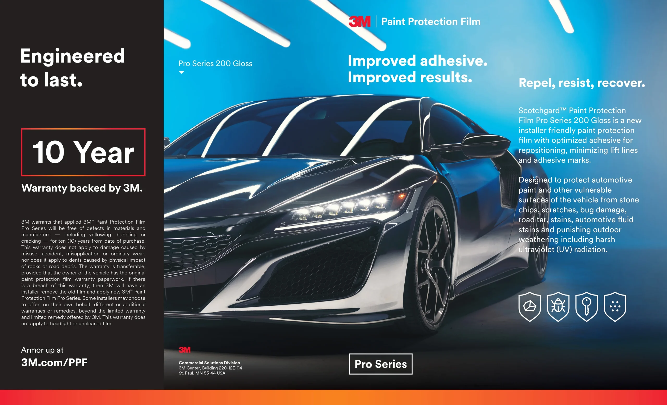 Phim Ppf 3M 200 Gloss Series - Auto365 Bình Dương Phim PPF 3M 200 Gloss Series