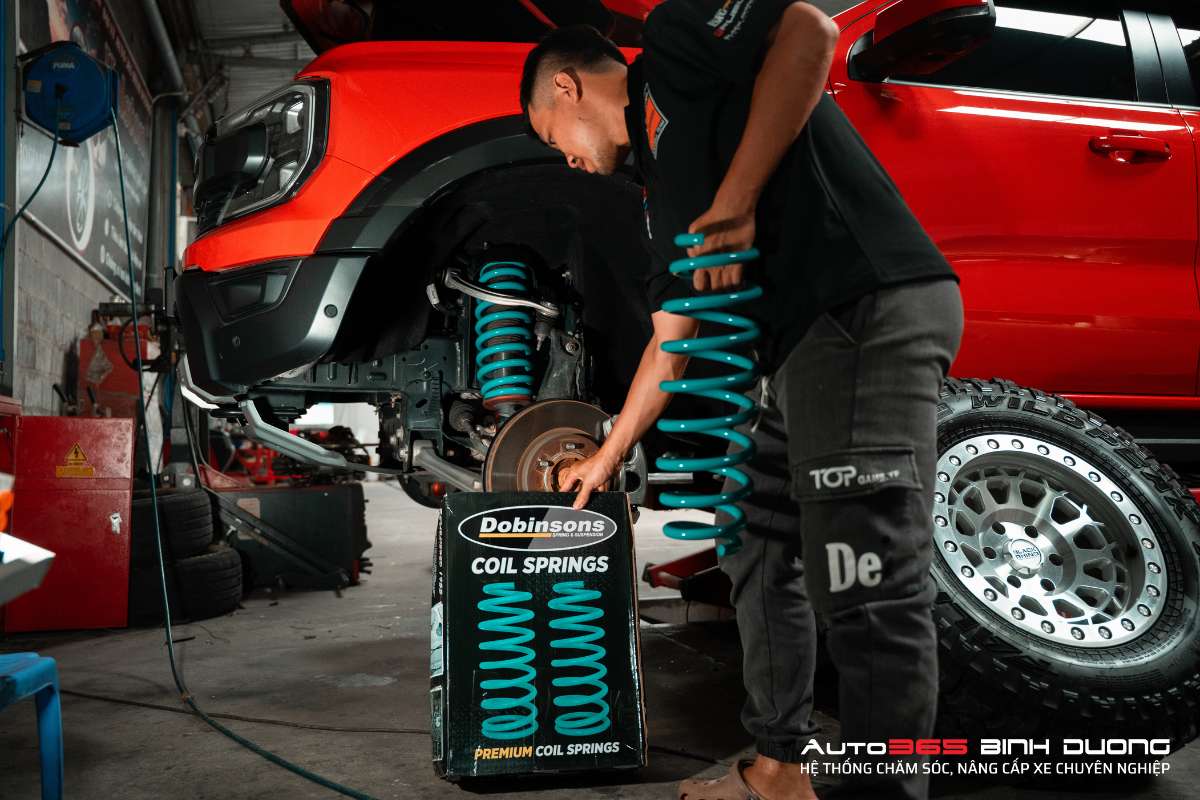 Độ Phuộc Dobinsons Cho Raptor Đạt Tiêu Chuẩn Chất Lượng Quốc Tế - Auto365 Bình Dương Độ phuộc Dobinsons cho Raptor mang đến nhiều lợi ích cho chủ xe