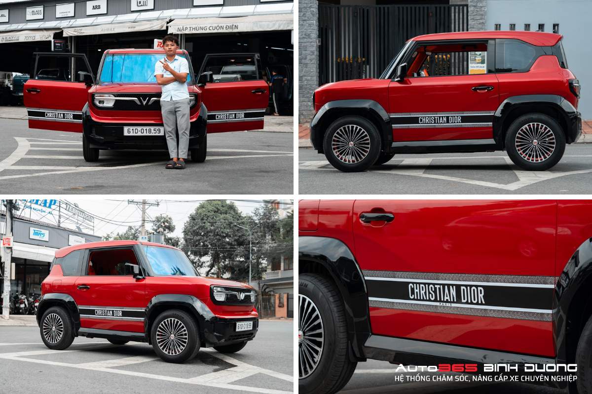 99+ Mẫu Tem Vinfast Vf3 Siêu Độc Siêu Lạ 2026, Hoàn Thiện Trong Ngày - Auto365 Bình Dương Thiết kế mẫu tem Vinfast VF3 đỏ đường viền chữ tinh tế