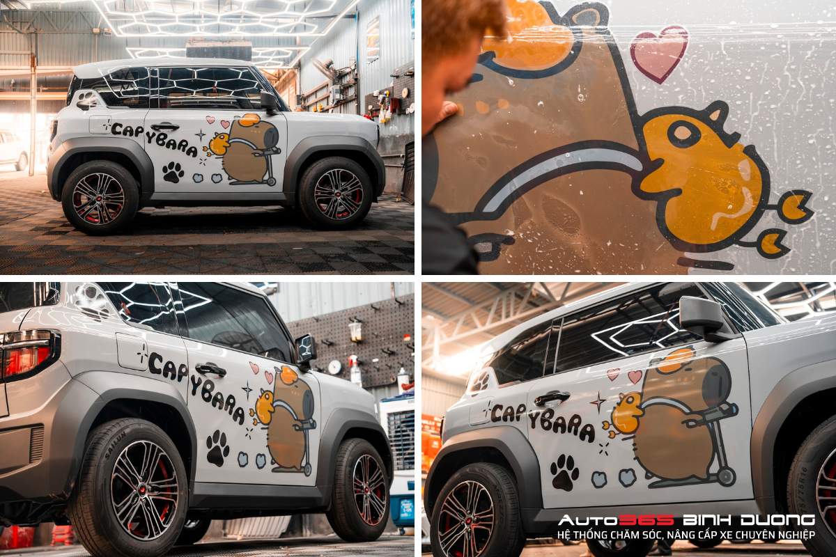 99+ Mẫu Tem Vinfast Vf3 Siêu Độc Siêu Lạ 2026, Hoàn Thiện Trong Ngày - Auto365 Bình Dương Thiết kế tem dán VF3 Capybara đáng yêu