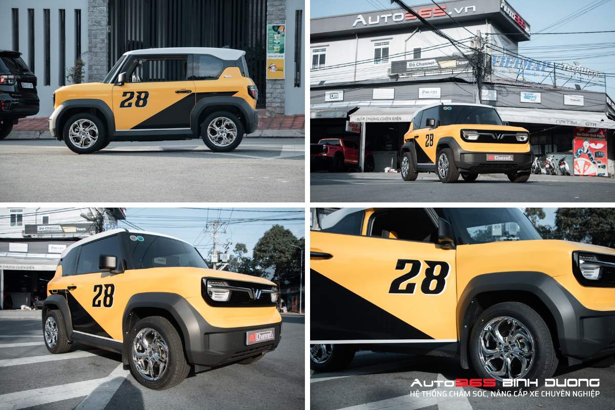 99+ Mẫu Tem Vinfast Vf3 Siêu Độc Siêu Lạ 2026, Hoàn Thiện Trong Ngày - Auto365 Bình Dương Mẫu tem VinFast VF3 thể thao cá tính tone đen vàng