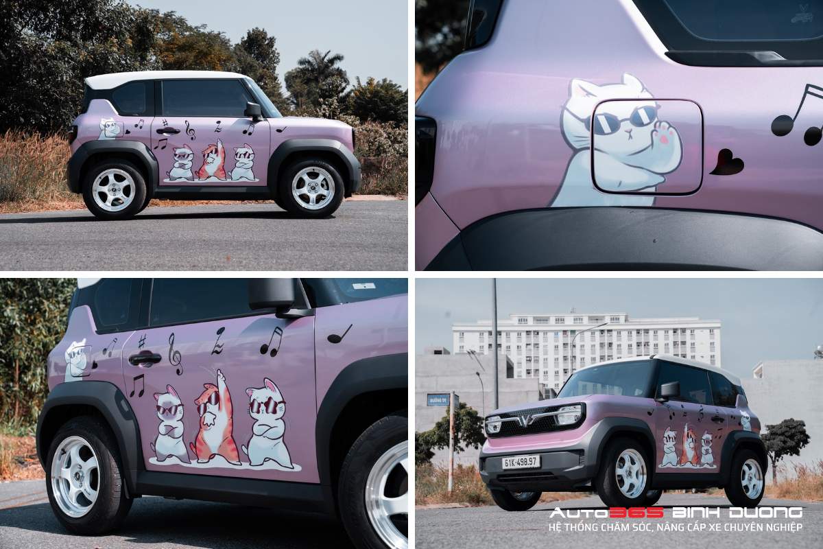 99+ Mẫu Tem Vinfast Vf3 Siêu Độc Siêu Lạ 2026, Hoàn Thiện Trong Ngày - Auto365 Bình Dương Mẫu tem Vinfast VF3 mèo quẩy cá tính, độc đáo