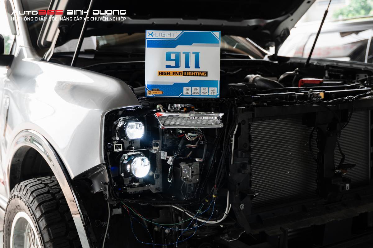 Độ Bi 911 Ford Ranger Stormtrak - Giải Pháp Tăng Sáng Hiệu Quả - An Toàn - Auto365 Bình Dương Độ Bi LED Ford Ranger Stormtrak là lựa chọn tiết kiệm, an toàn và hiệu quả để nâng cấp ánh sáng