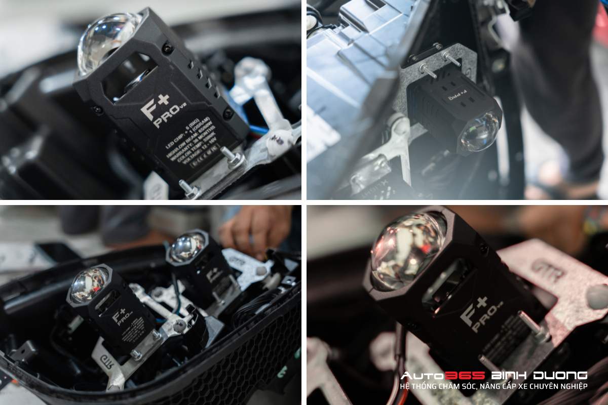 Độ Đèn Cho Vinfast Vf9 Với Bi Led X-Light F+ V2 - Auto365 Bình Dương Bi LED X-Light F+ V2 thế hệ thứ 2 được cải thiện từ hiệu năng đến thiết kế