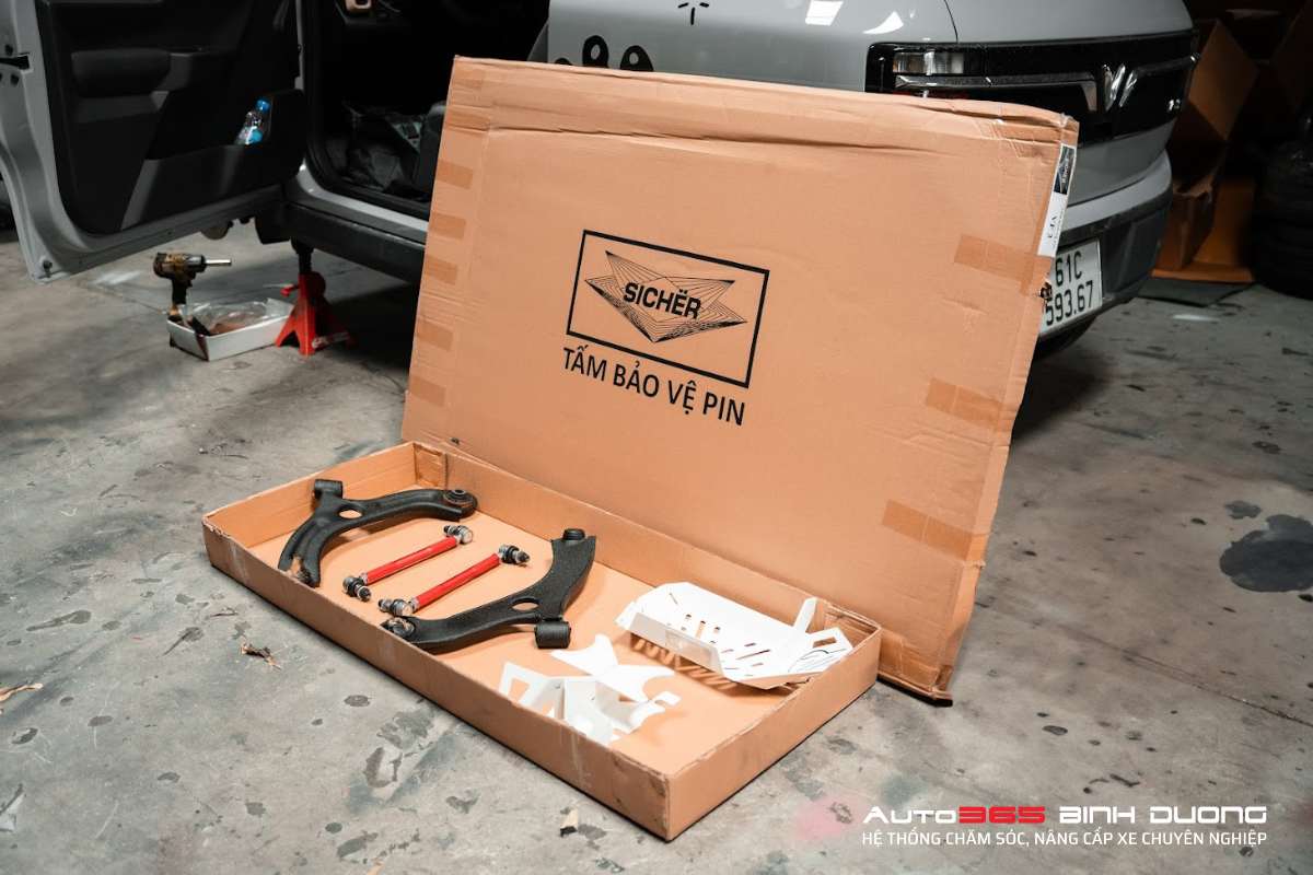 Giáp Bảo Vệ Mô Tơ Điện Vinfast Vf3 - Auto365 Bình Dương Bộ giáp bảo vệ mô tơ điện VF3 chính hãng