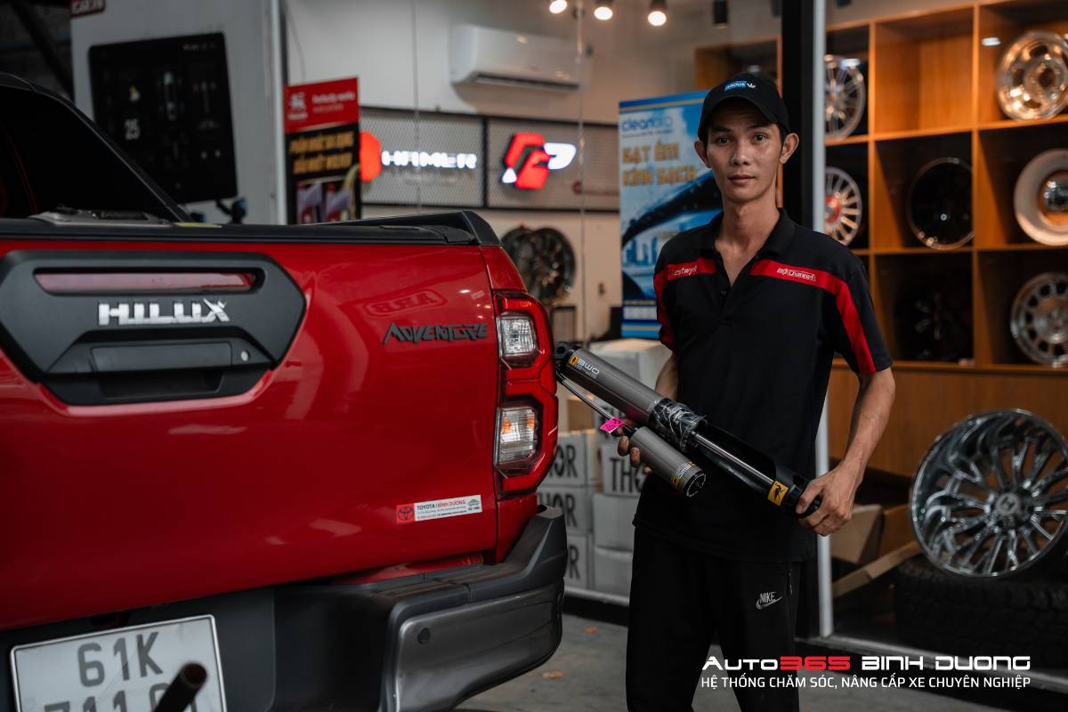 Nâng Cấp Phuộc Toyota Hilux Ở Bình Dương - Tp. Hồ Chí Minh Giá Tốt Với Set Giảm Xóc Ome Bp51 - Auto365 Bình Dương Nâng cấp phuộc Toyota Hilux giúp di chuyển đầm chắc, êm ái trên mọi địa hình