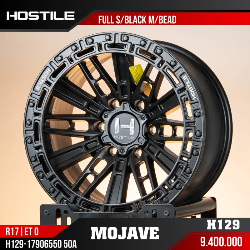 Mâm Hostile H129 Mojave Black - Auto365 Bình Dương Mâm Hostile H129 Mojave Black