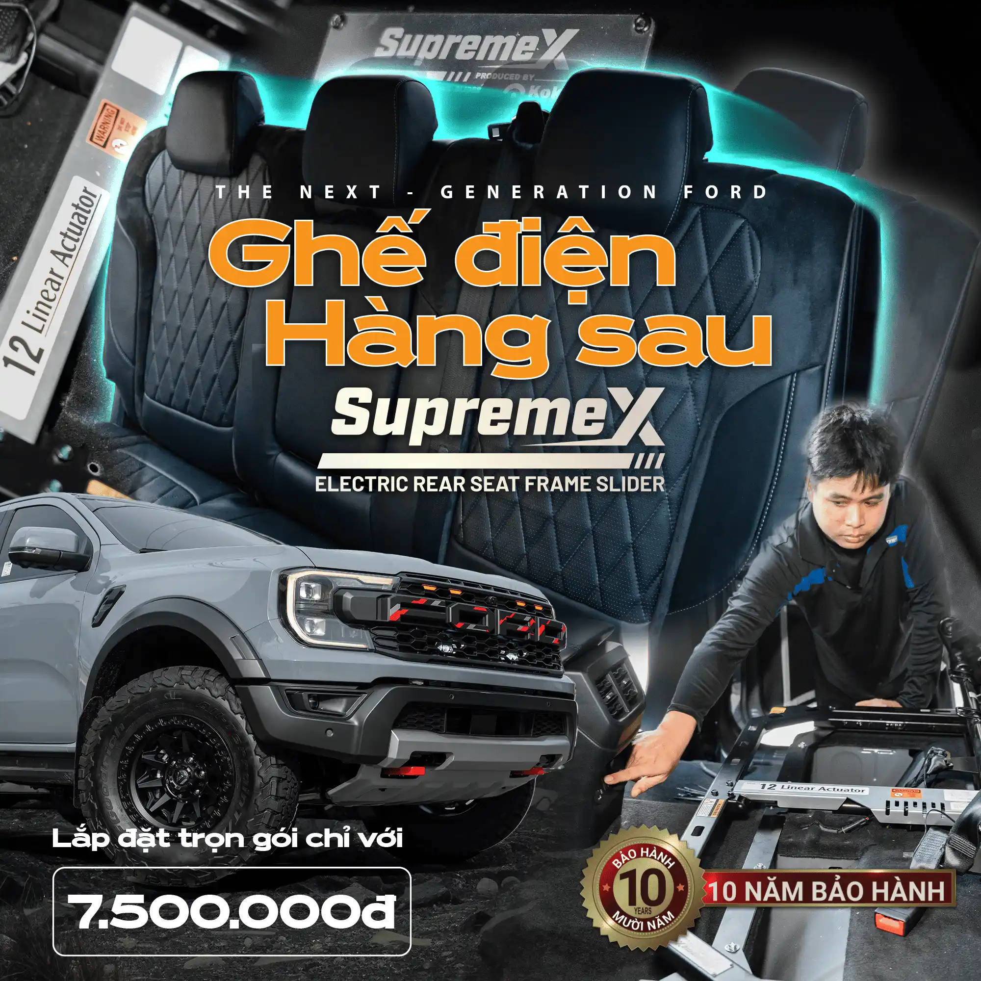 Ghế Điện Hàng Sau SupremeX