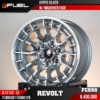 Mâm Fuel Revolt Fc888 Hyper Silver W Machined Face - Auto365 Bình Dương MÂM FUEL REVOLT FC888 HYPER SILVER W MACHINED FACE