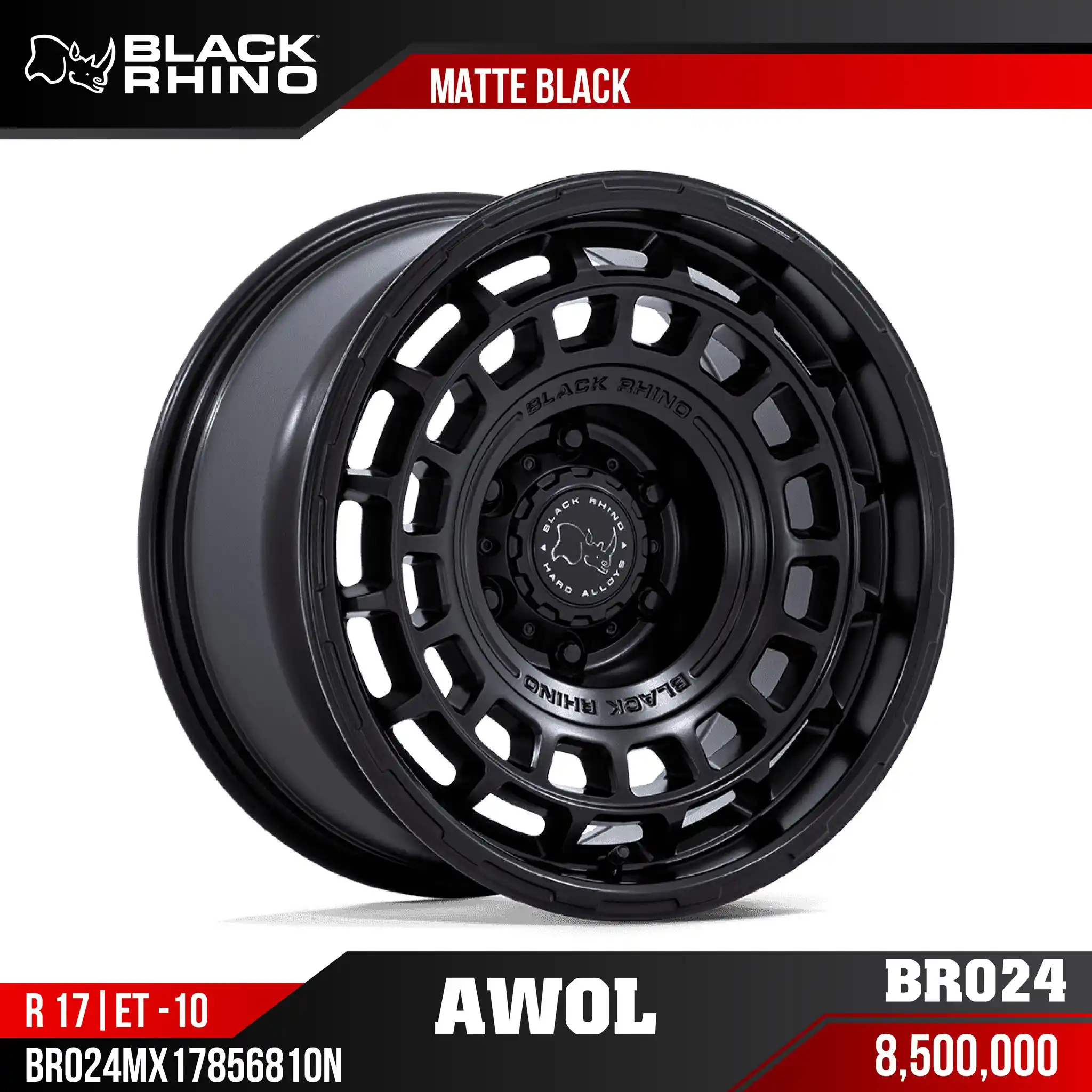MÂM BLACK RHINO AWOL BR024 MATTE BLACK