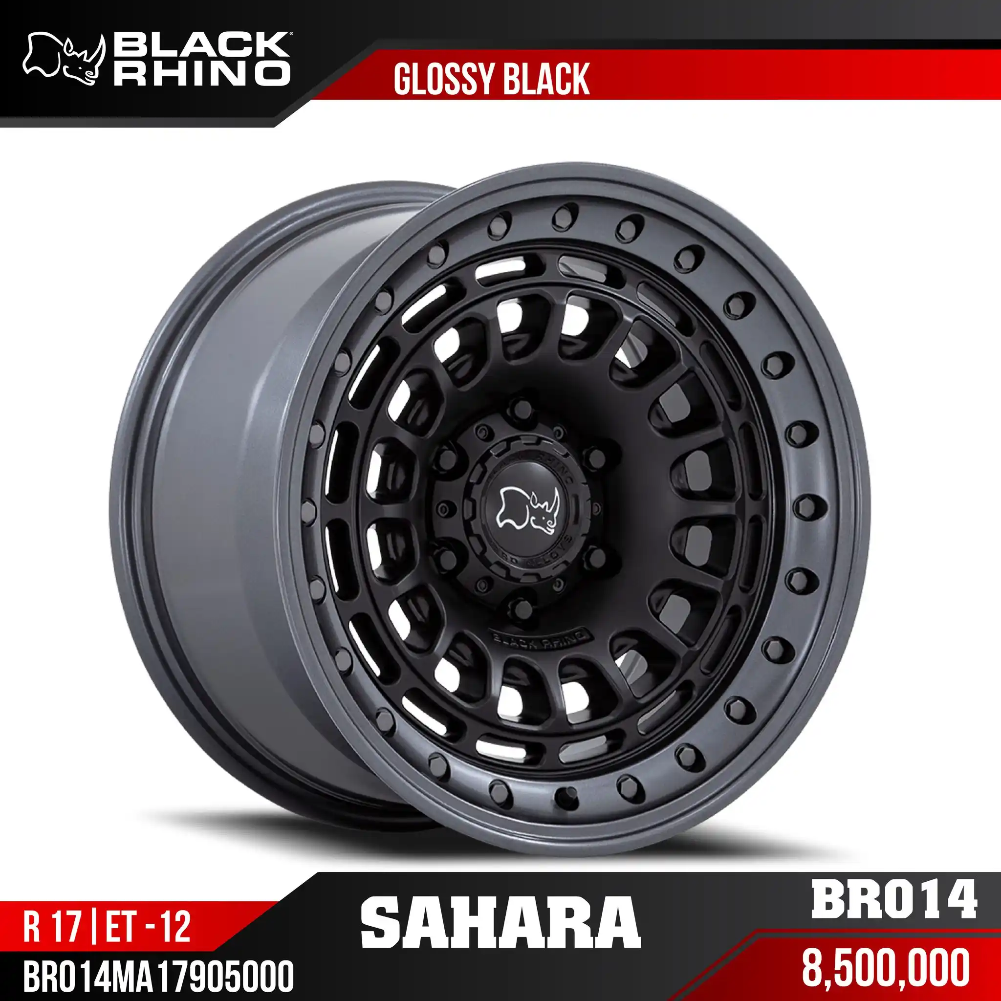 MÂM BLACK RHINO SAHARA BR014 GLOSSY BLACK