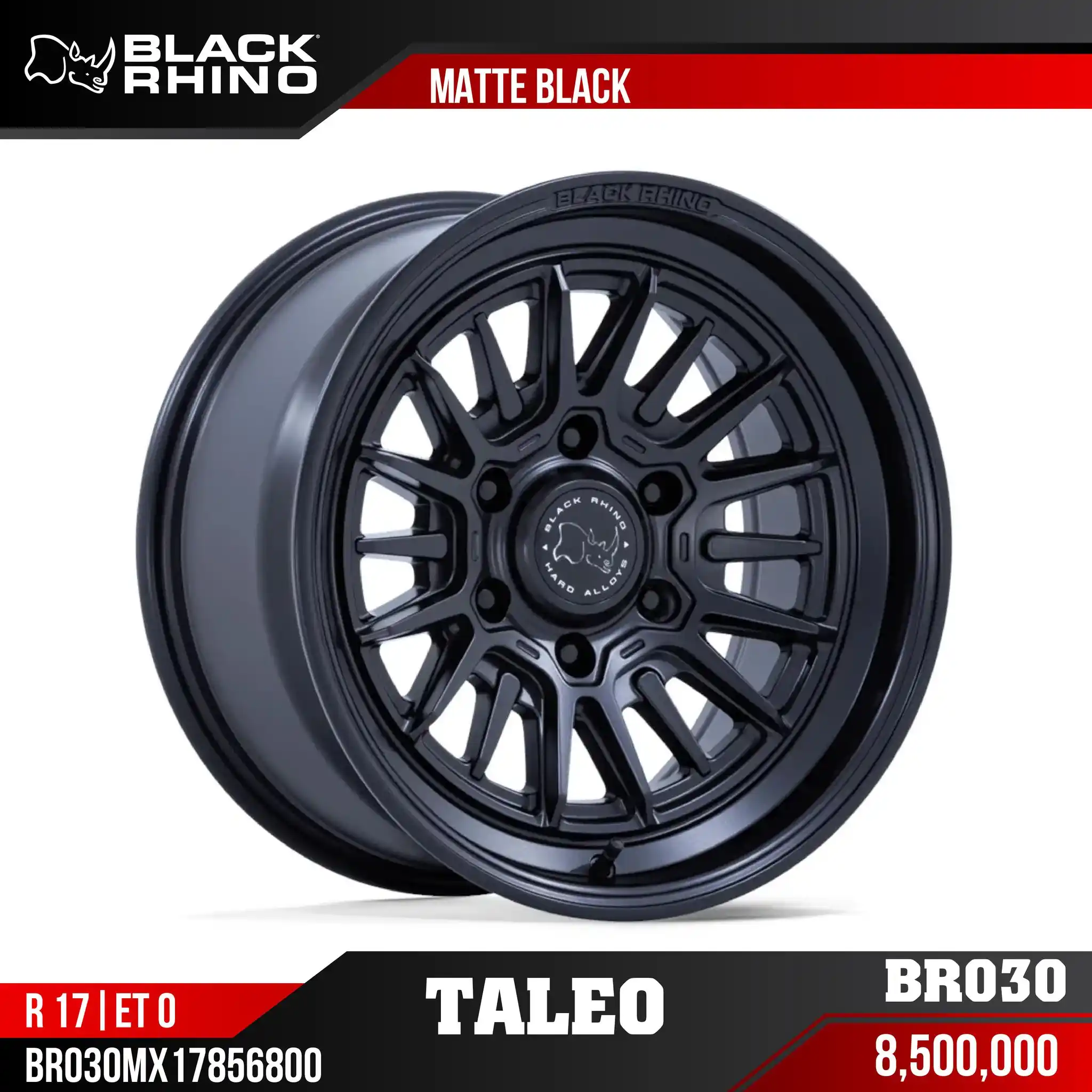 MÂM BLACK RHINO TALEO BR030 MATTE BLACK