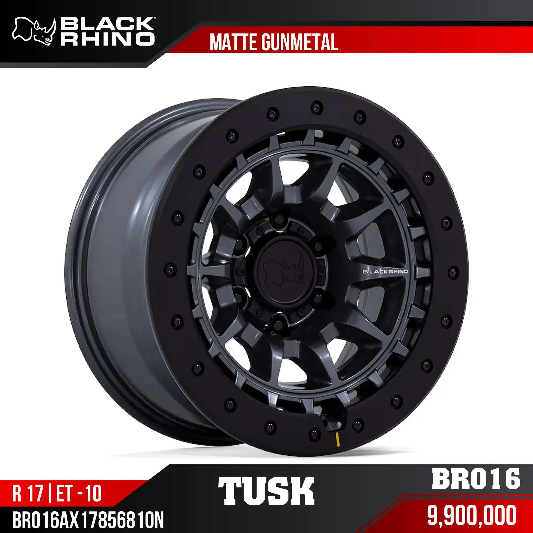 MÂM BLACK RHINO TUSK BR016 MATTE GUNMETAL