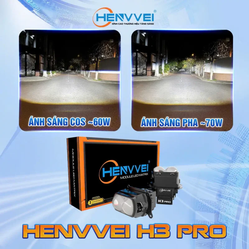 Module Bi Led Henvvei H3 Pro - Auto365 Bình Dương Module Bi LED Henvvei H3 Pro 3