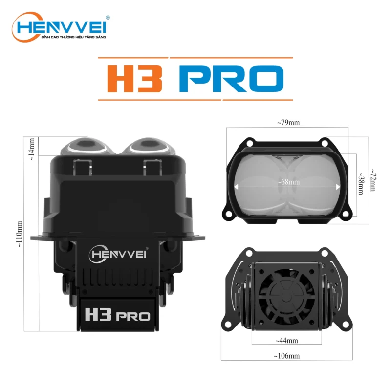Module Bi Led Henvvei H3 Pro - Auto365 Bình Dương Module Bi Led HENVVEI H3 Pro
