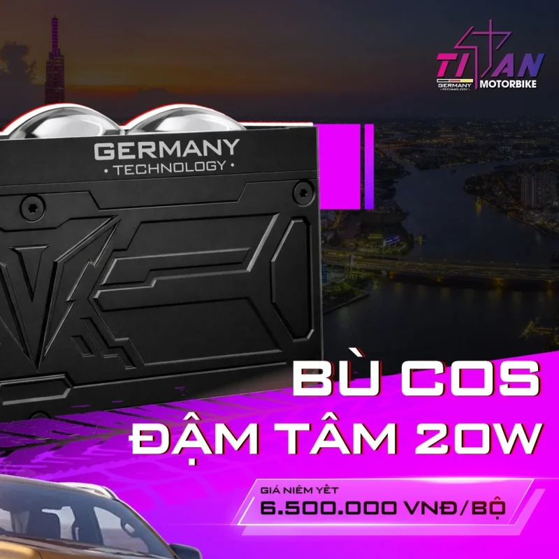 Đèn Trợ Sáng Titan M40 Ultra V2 | Auto365 Bình Dương - Auto365 Bình Dương den tro sang titan m40 ultra v2 3
