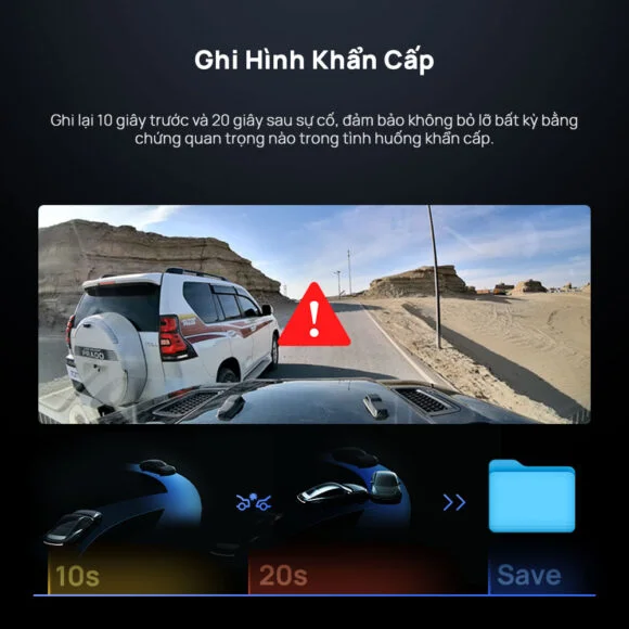 Camera Hành Trình 70Mai 4K Omni X800 - Auto365 Bình Dương Camera hanh trinh 70mai 4K Omni X800 12