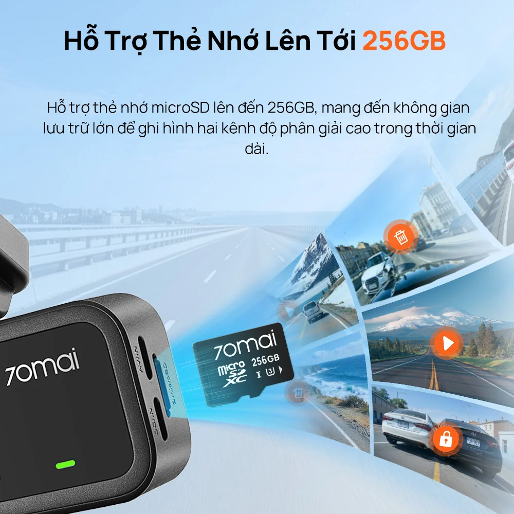 Camera Hành Trình 70Mai A210 - Auto365 Bình Dương 70mai A210