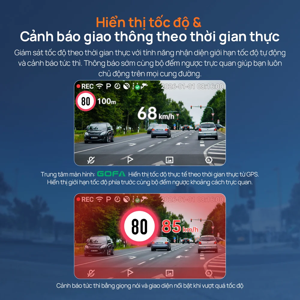 Camera Hành Trình 70Mai A800Se Speedeye - Auto365 Bình Dương Camera hanh trinh 70mai A800SE SpeedEye 18