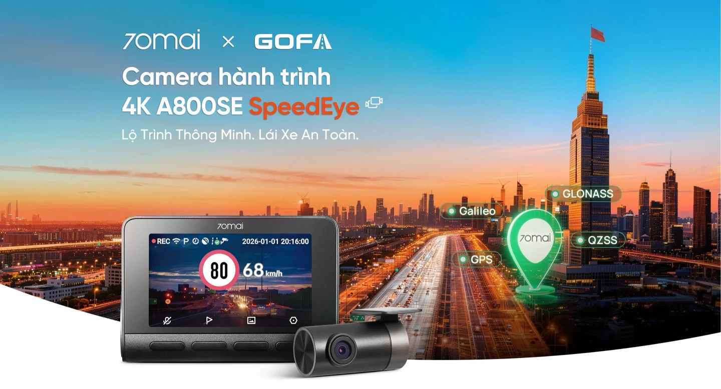 Camera Hành Trình 70Mai A800Se Speedeye - Auto365 Bình Dương 70mai A800SE SpeedEye