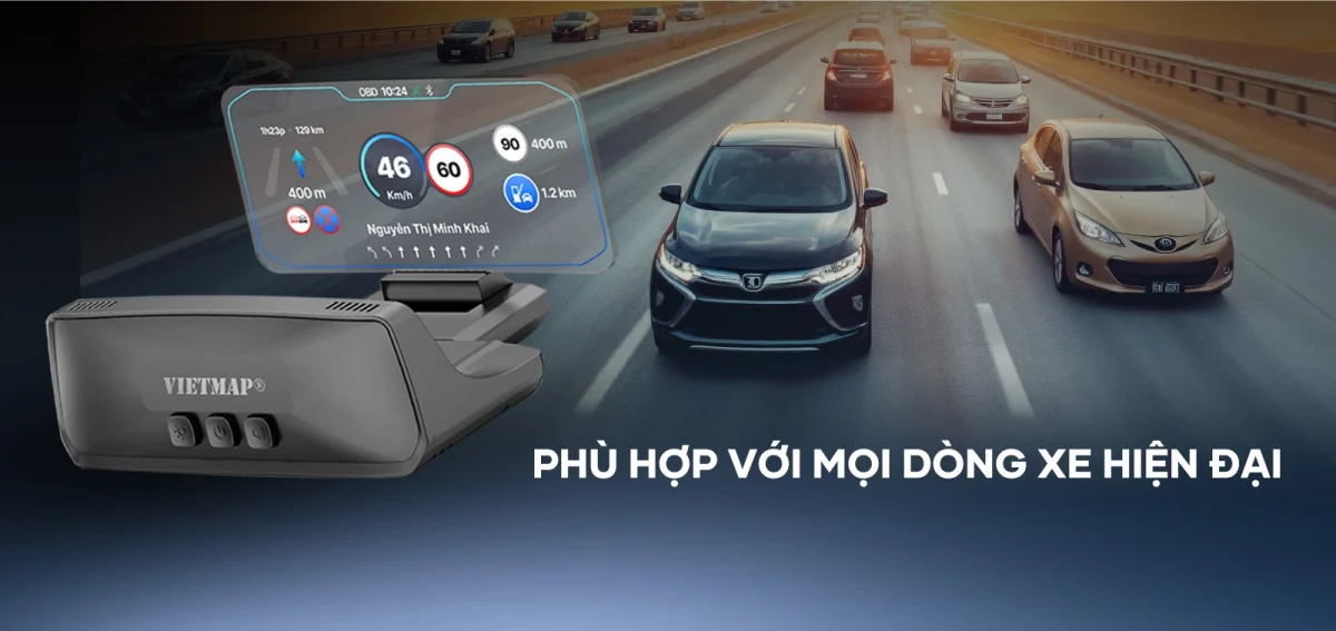 Hud Vietmap H50 Màn Hình Hiển Thị Thông Tin - Auto365 Bình Dương HUD VIETMAP H50 4