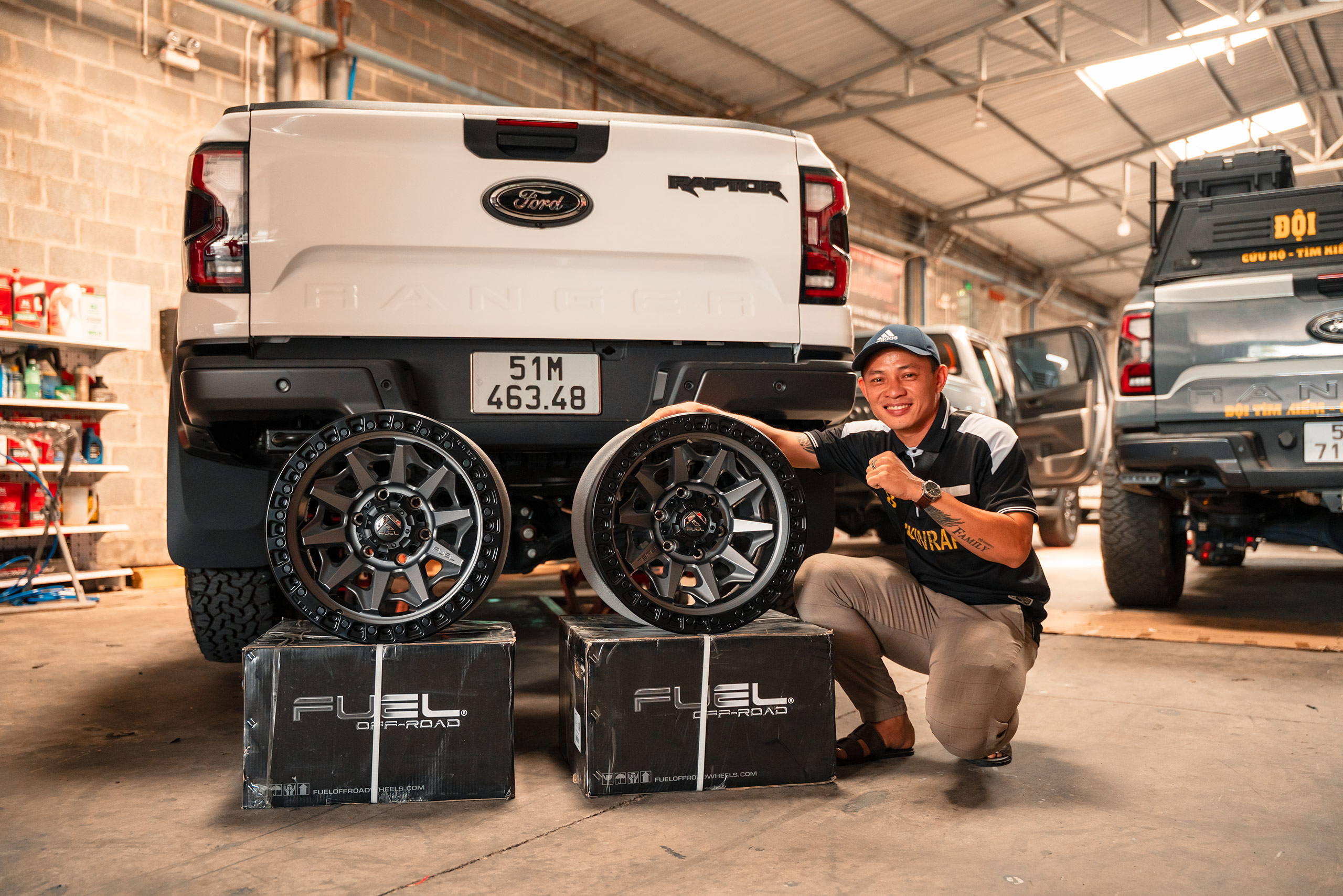 Ford Raptor nâng cấp mâm tại Auto365 Bình Dương